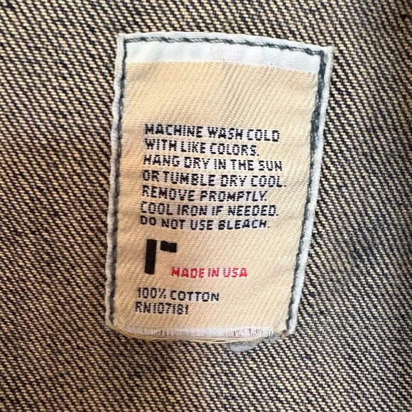 Rogan Denim Shrunken Jean Jacket - Picture 4 of 5